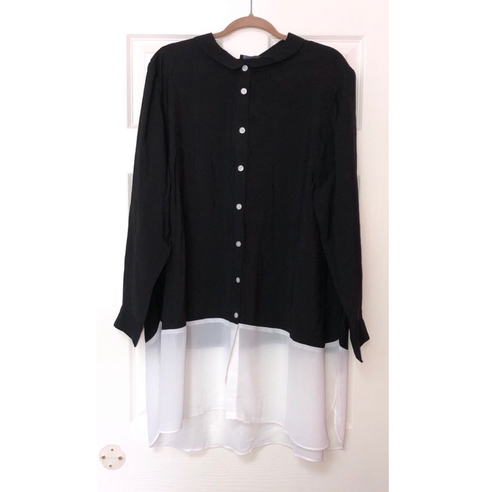 Styled by Joe Zee Long plus size top